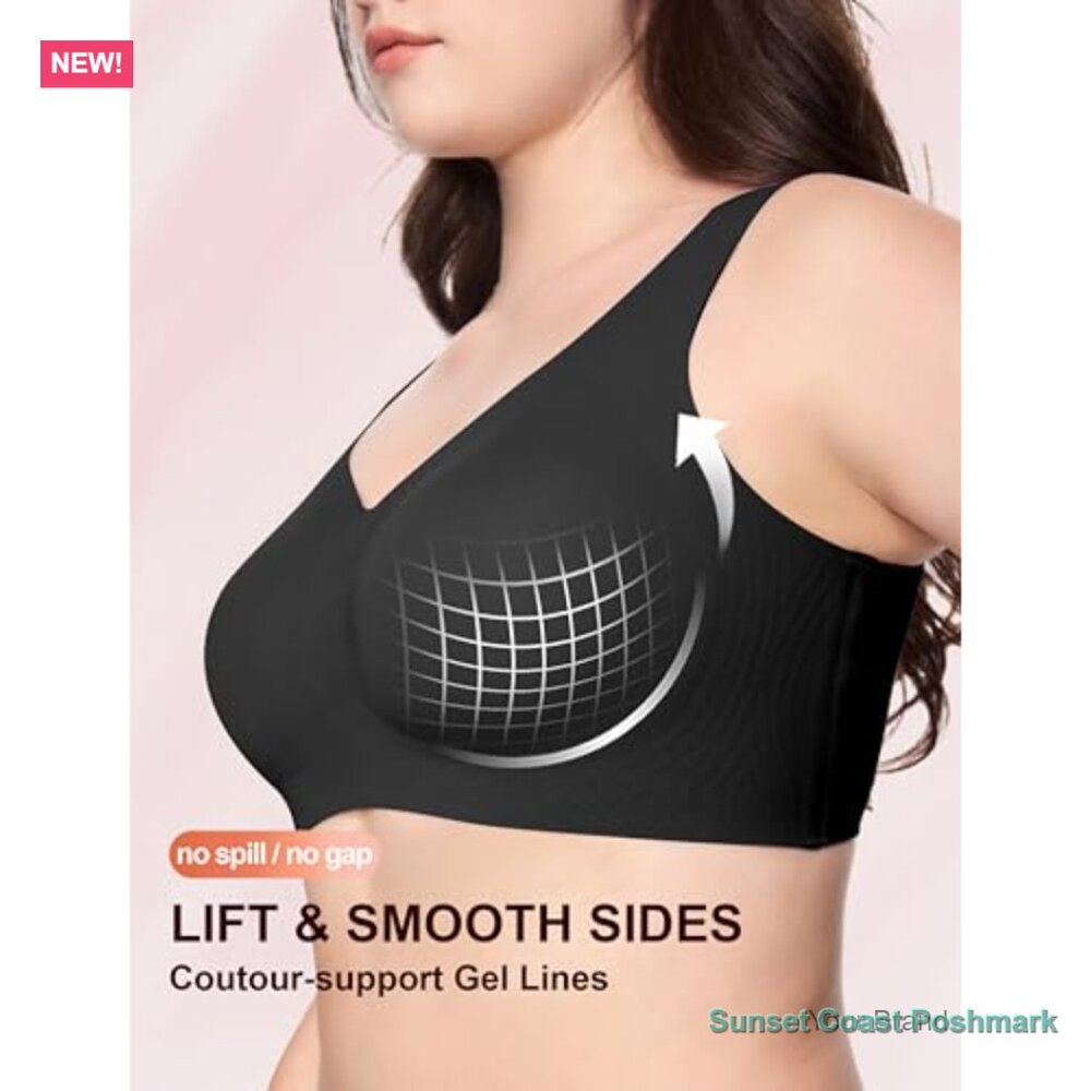 Seamless Wireless Push Up Full Coverage T-Shirt B… - image 3
